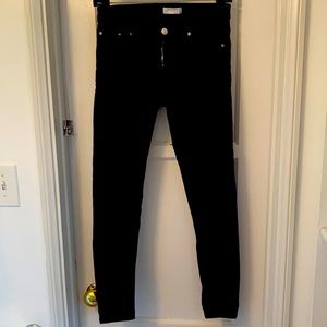 Zara Woman Premium Denim Skinny Black Jeans Size 2